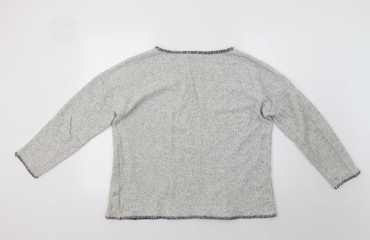 Papaya Womens Grey Pullover Jumper Size L