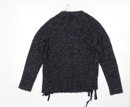 Papaya Womens Blue Pullover Jumper Size S