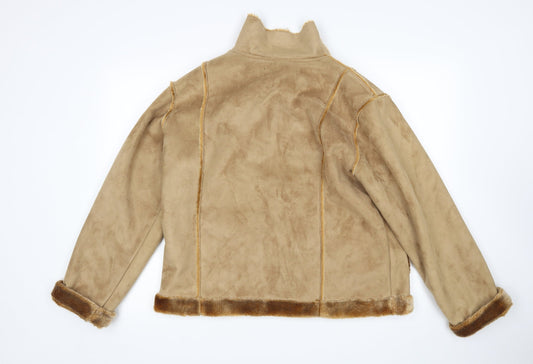 EWM Womens Brown Jacket Size L