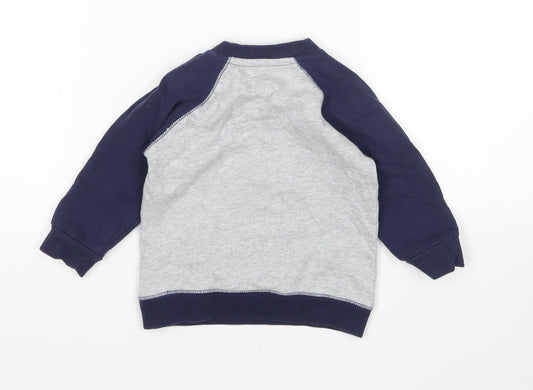 M&Co Boys Multicoloured Pullover Jumper Size 9-12 Months - Christmas