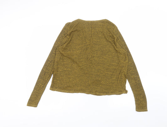 River Island Womens Yellow Basic T-Shirt Size 12