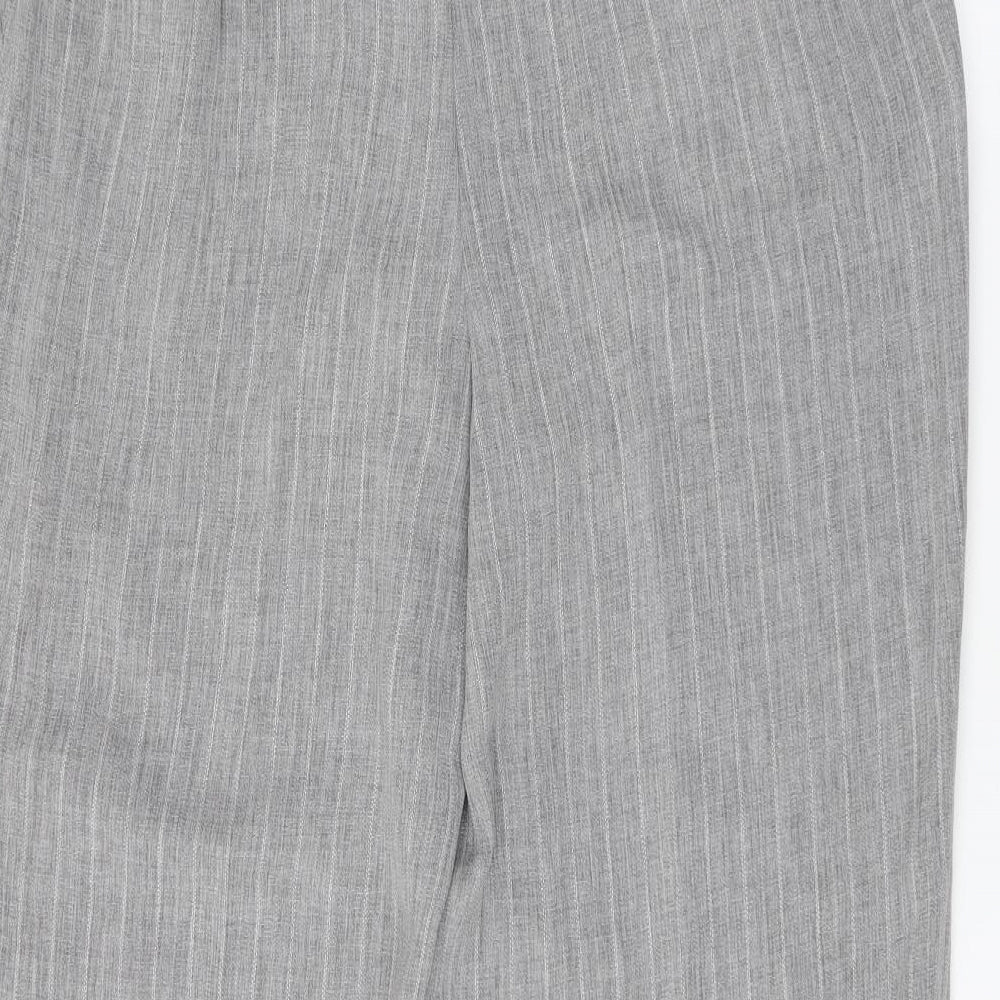 Preworn Womens Grey Trousers Size 22 L29 in