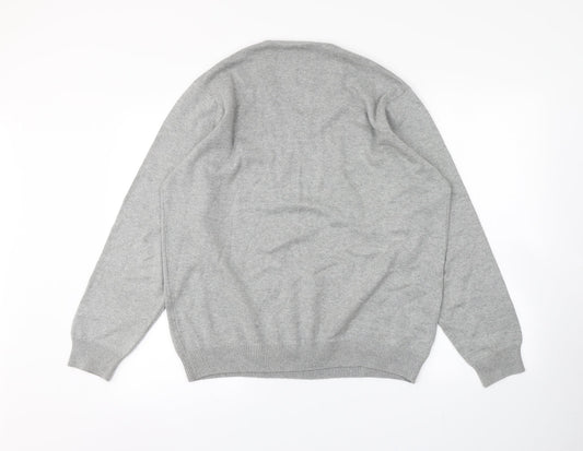 Marks and Spencer Mens Grey Pullover Jumper Size L