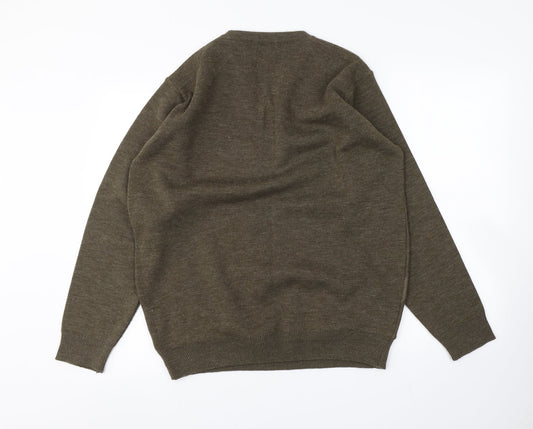 EWM Womens Brown Pullover Jumper Size M