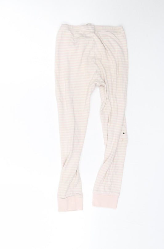George Girls Pink Striped Pyjama Pants Size 5-6 Years