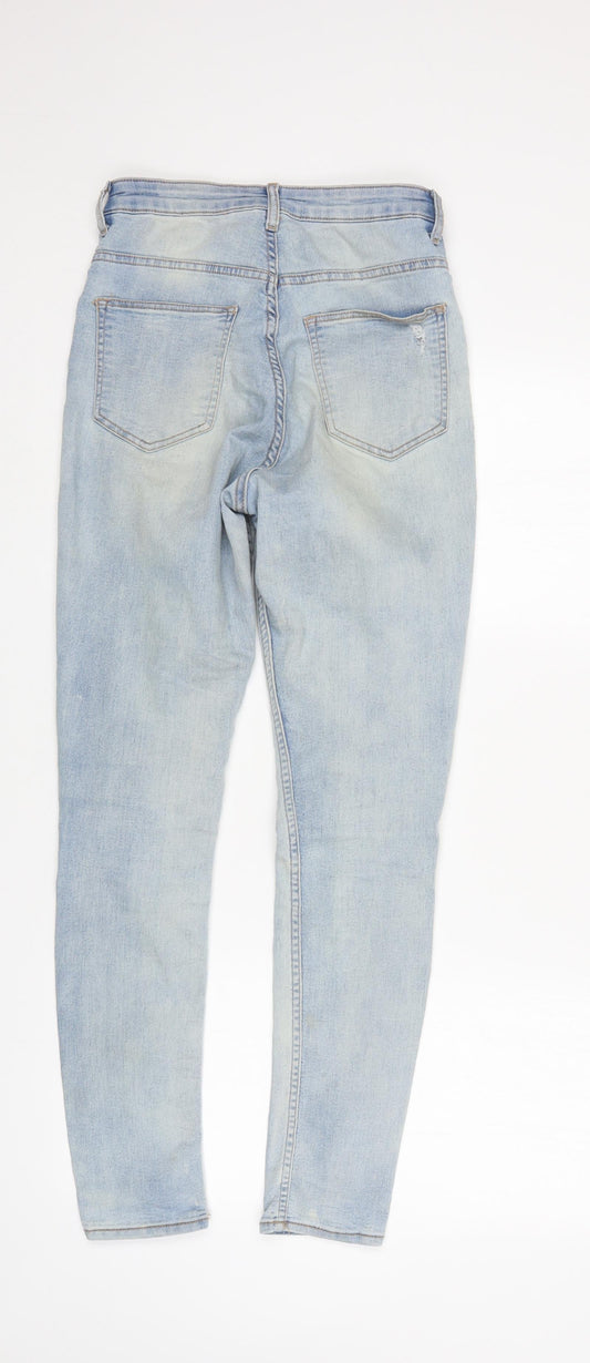Divided Womens Blue Straight Jeans Size 8 L28 in