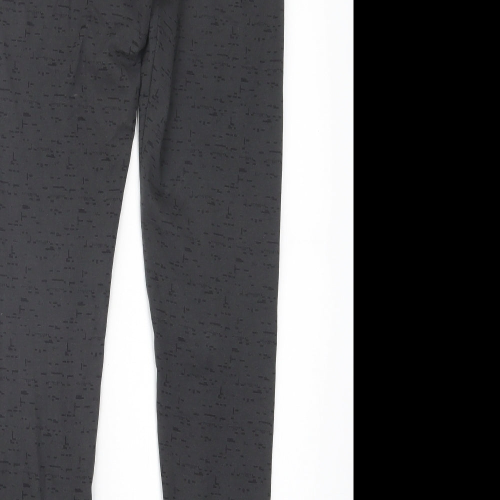 7UP Womens Grey Capri Leggings Size M L26 in