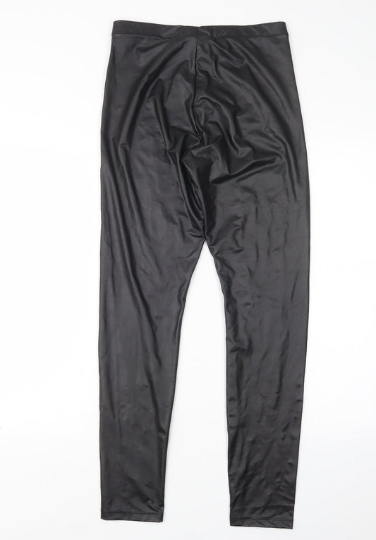 H&M Womens Black Trousers Size S L29.5 in