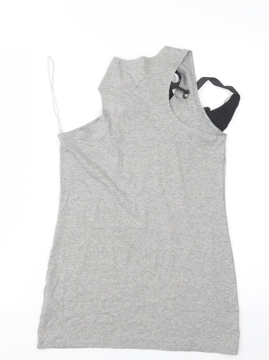 Miso Womens Grey Basic Tank Size 10