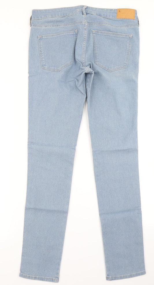 &Denim Womens Blue Denim Skinny Jeans Size 31 in L32 in