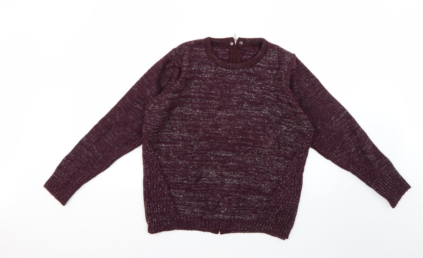 Anthology Womens Purple Pullover Jumper Size 12