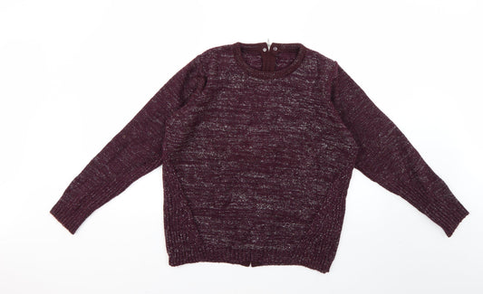 Anthology Womens Purple   Pullover Jumper Size 12