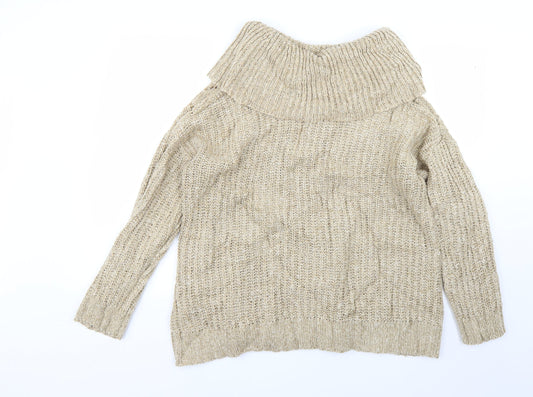 Anthology Womens Beige Pullover Jumper Size 16