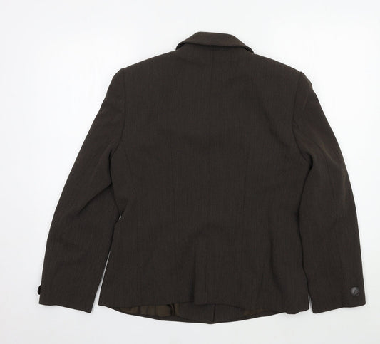 Marks and Spencer Womens Brown Jacket Suit Jacket Size 12