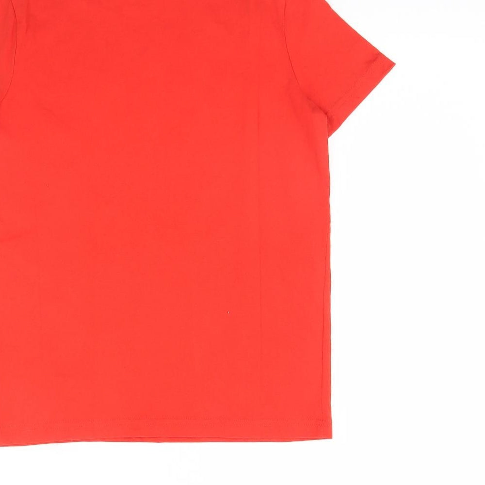 F&F Boys Red Basic T-Shirt Size 8 Years - SELFIE