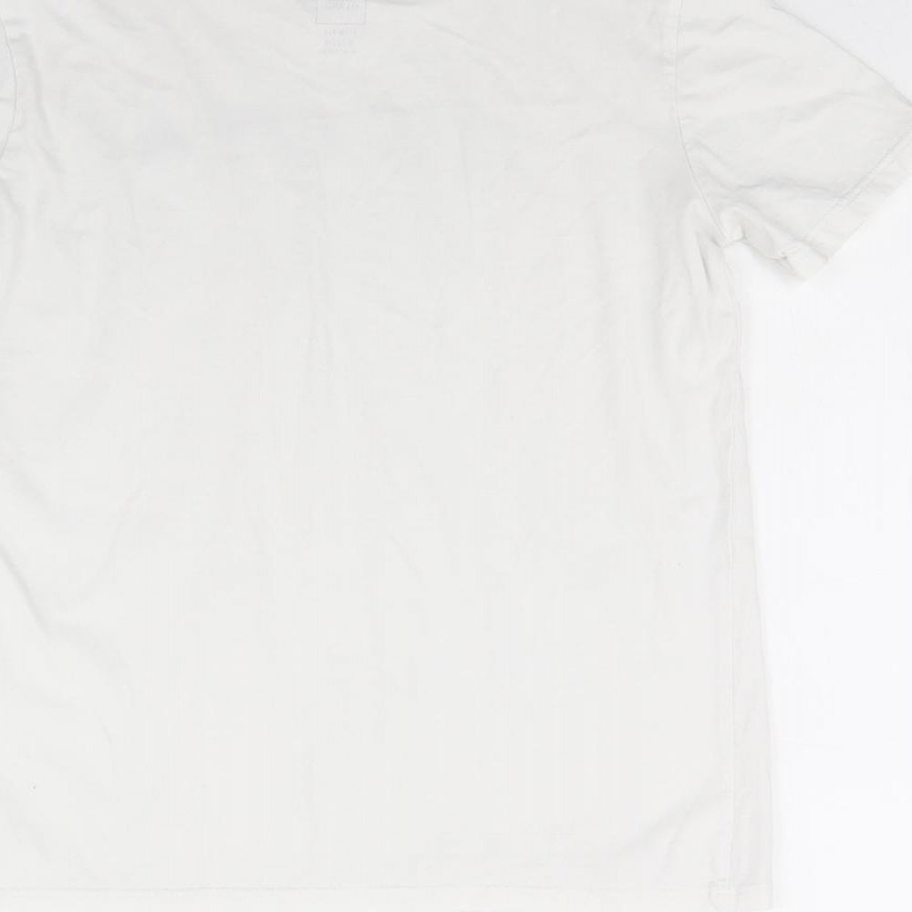 River island Boys White Basic T-Shirt Size 9 Years