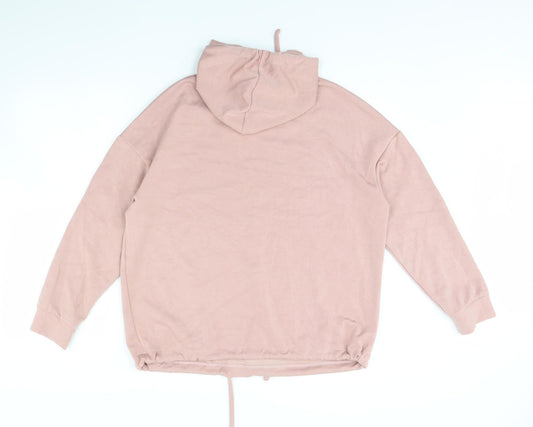 Very Womens Pink Pullover Hoodie Size M