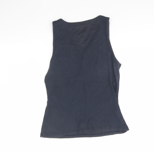 MNY Womens Blue Basic Tank Size L