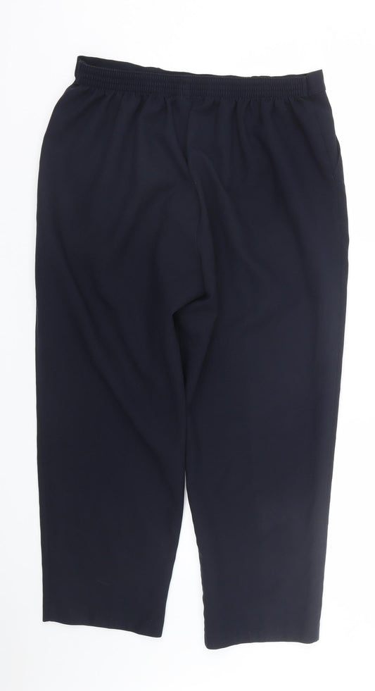 Classsics Womens Blue Trousers Size 18 L24 in