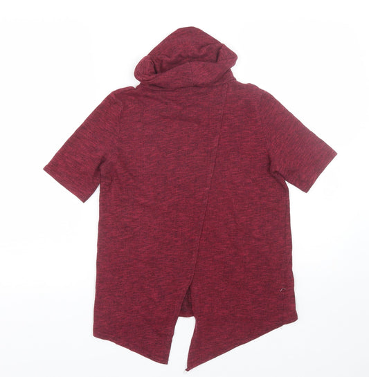 Miss Selfridge Womens Red Basic T-Shirt Size 8