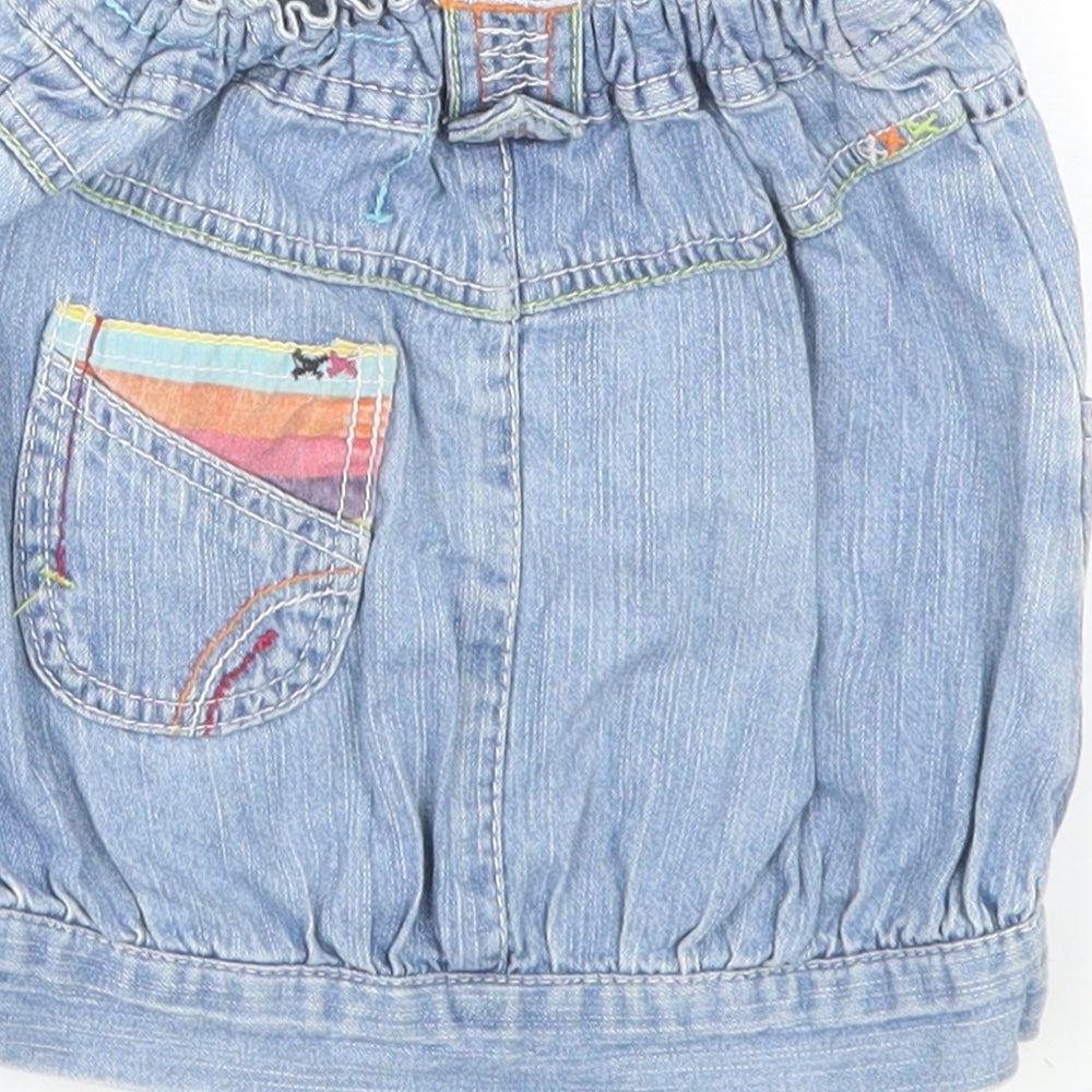 Cherokee Girls Blue Denim A-Line Skirt Size 2-3 Years