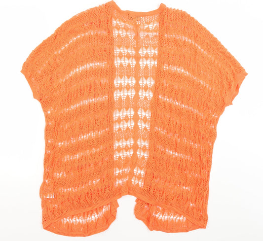 Originals Womens Orange Shrug Jumper Size M