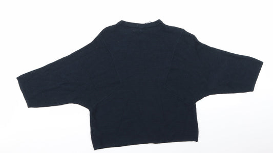BYOUNG Womens Blue Pullover Jumper Size S