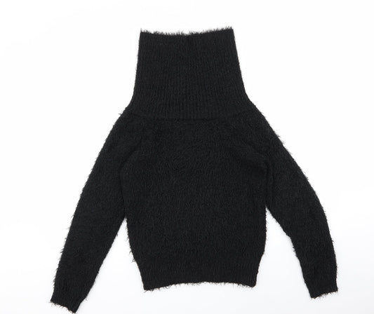 SELECT Womens Black Pullover Jumper Size 12