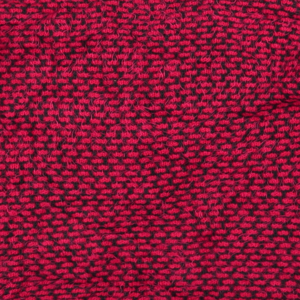 casamia Womens Red Geometric Pullover Jumper Size M