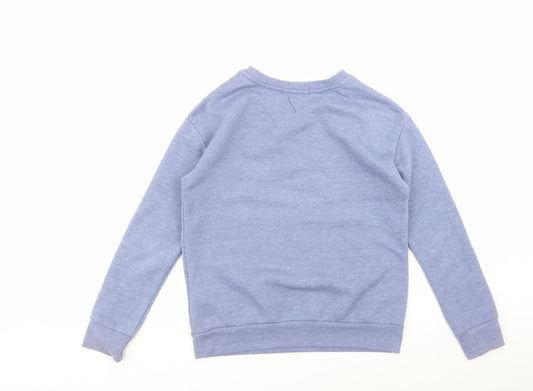 PRIMARK Womens Blue Geometric Pullover Sweatshirt Size 4