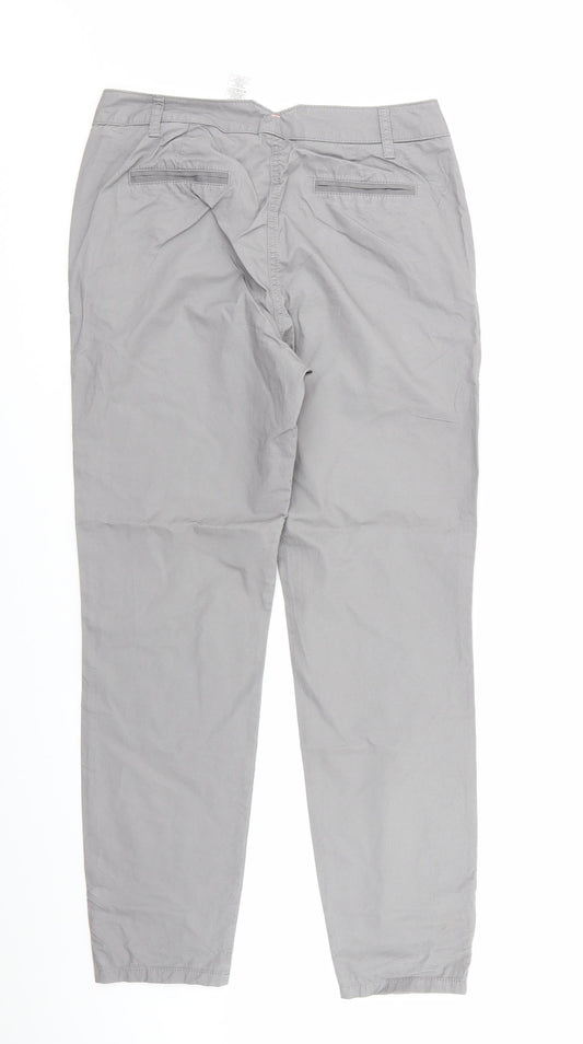 NEXT Womens Grey Trousers Size 8 L28 in