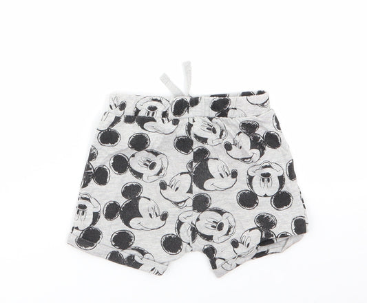 George Boys Grey Animal Print Capri Trousers Size 12-18 Months