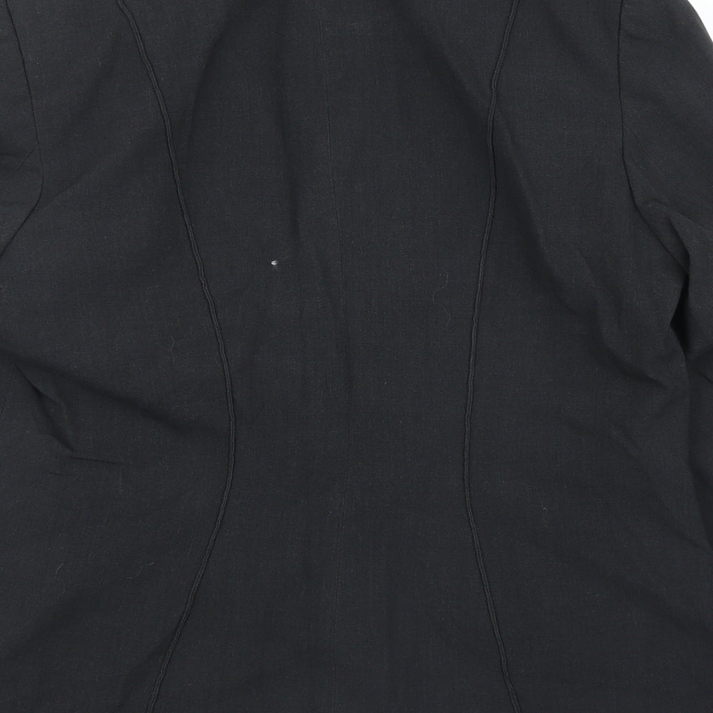 M&S Womens Grey Jacket Blazer Size 14