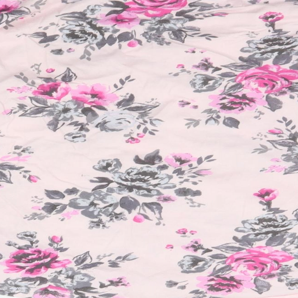 F&F Womens Pink Floral Top Pyjama Top Size 10