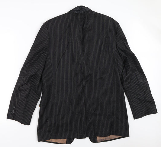 Bogart Mens Black Jacket Blazer Size 40