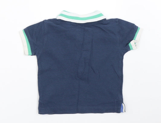 NEXT Boys Blue Basic Polo Size 3-6 Months