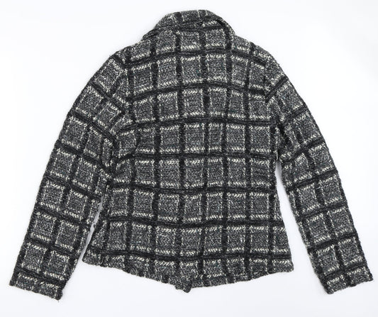 Per Una Womens Black Pea Coat Jacket Size M