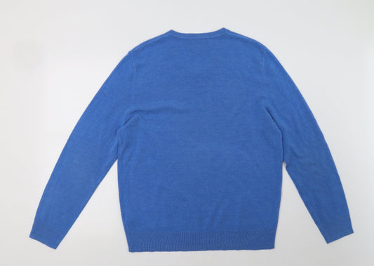 BHS Mens Blue Pullover Sweatshirt Size M