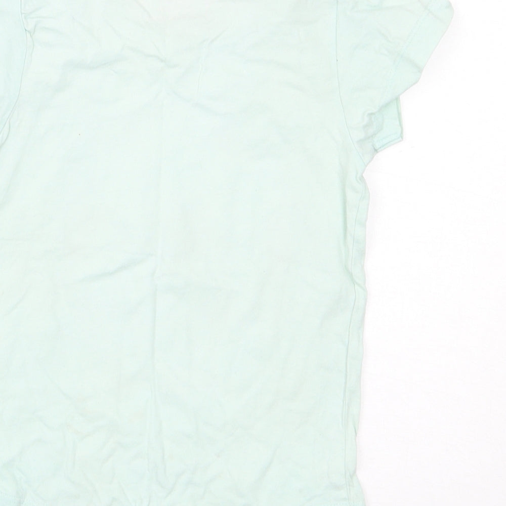 Young Dimension Girls Green Basic T-Shirt Size 6-7 Years