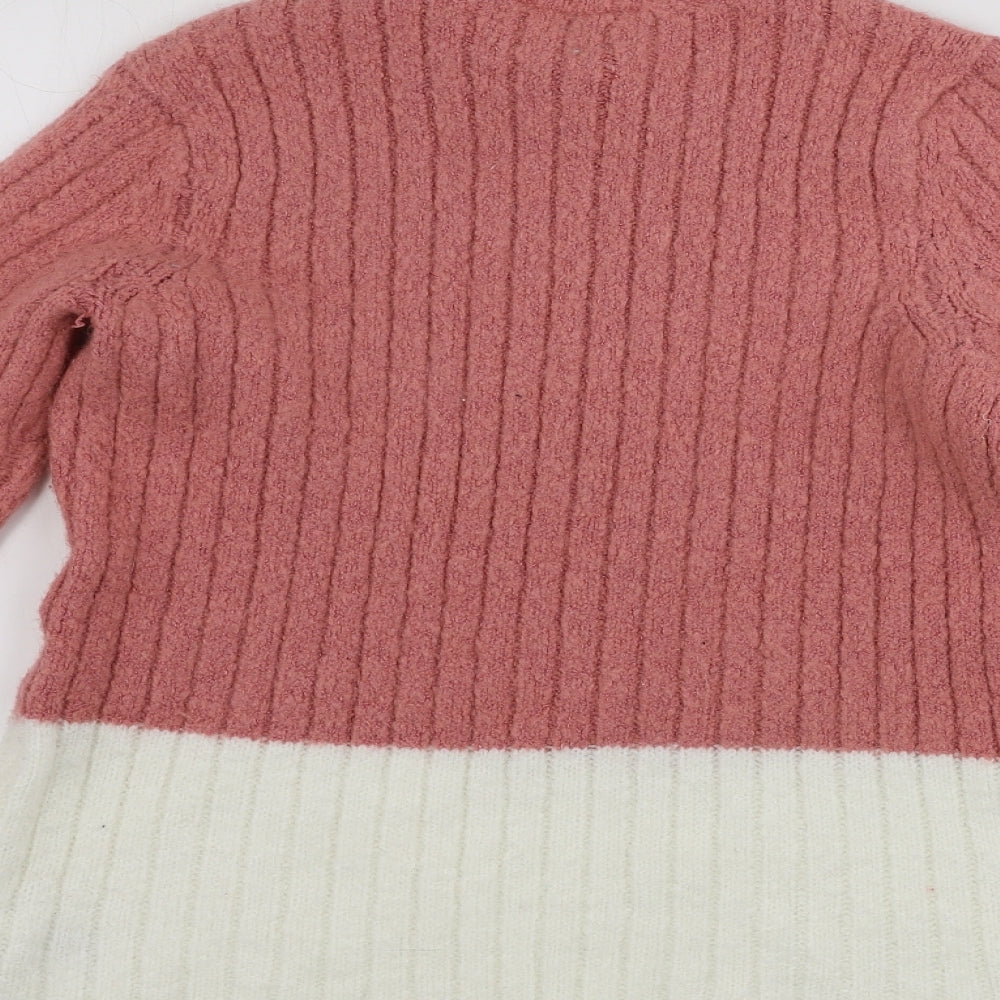 BPC Womens Pink Pullover Jumper Size M
