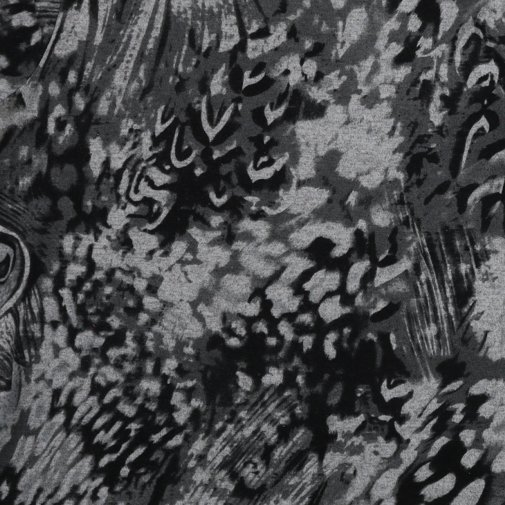 Sugar Crisp Womens Grey Geometric Pullover Jumper Size 12