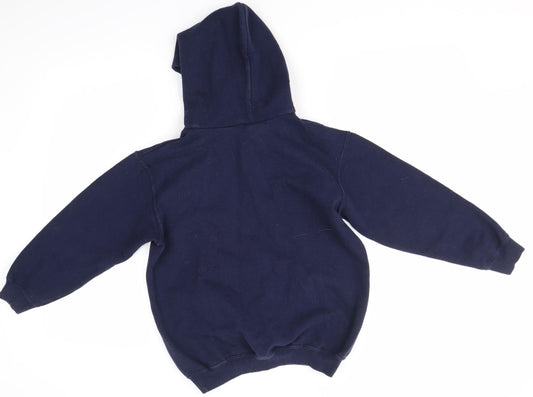Fruit of the Loom Boys Blue Pullover Hoodie Size 9-10 Years - Peninsular Club