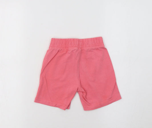 Preworn Girls Pink Sweat Shorts Size 2 Years