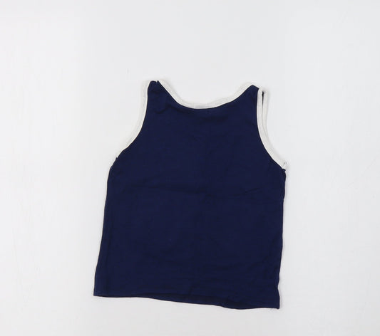 Shelor Girls Blue Basic Tank Size 4 Years - Las Vegas