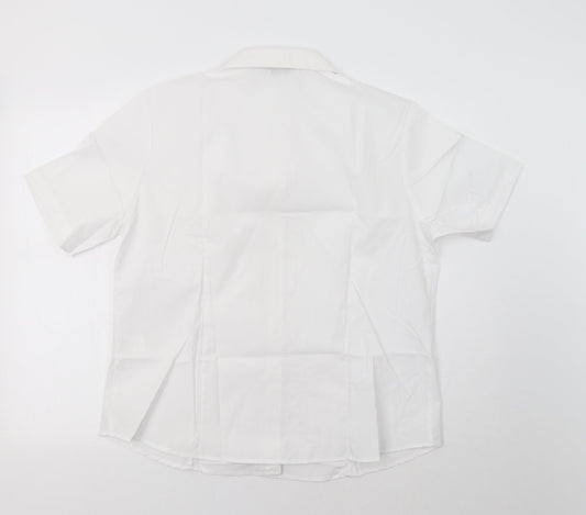 Disley Womens White Basic Button-Up Size 18
