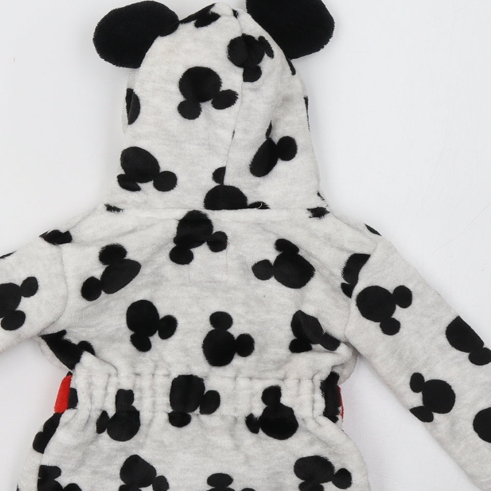 Primark Baby Grey Geometric Kimono Pyjama Top Size 6-9 Months - Mickey Mouse