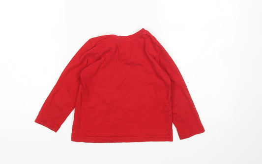 Primark Boys Red Pyjama Top Size 3-4 Years - super Hero
