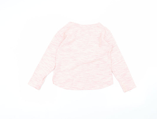 Miss e-vie Girls Pink Pullover Jumper Size 9-10 Years