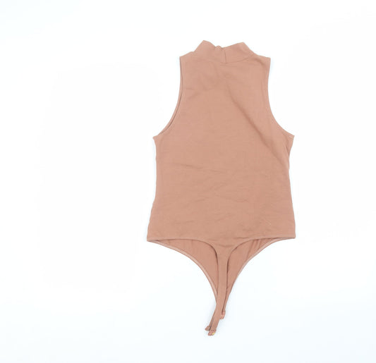 ASOS Womens Brown Bodysuit One-Piece Size 10