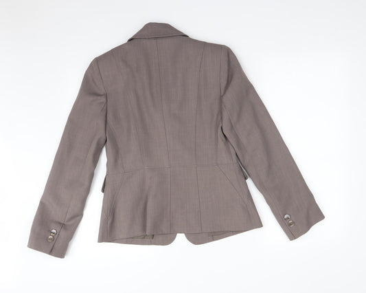 THE COLLECTION Womens Grey Jacket Suit Jacket Size 10